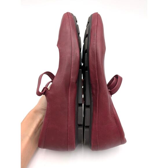 Naturalizer Behold Mary Jane Flat Women's Cranberry Size US9.5M EU40.5 - Picture 5 of 12